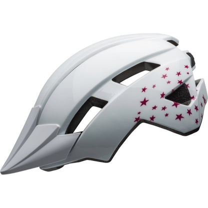 Bell Sidetrack II MTB Helmet - Youth - White Stars