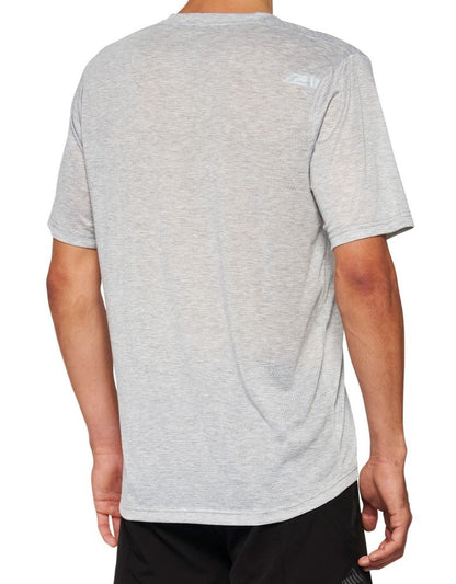100% Airmatic Mesh Short Sleeve MTB Jersey - Gray