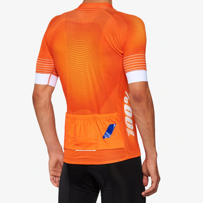 100% Exceeda Short Sleeve MTB Jersey - Orange