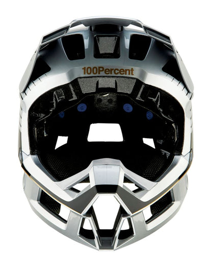 100% Trajecta Helmet - With Fidlock - Ranelagh Silver - 2022