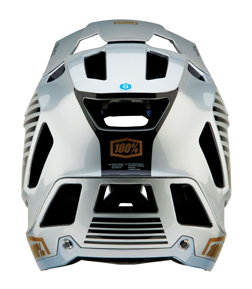 100% Trajecta Helmet - With Fidlock - Ranelagh Silver - 2022