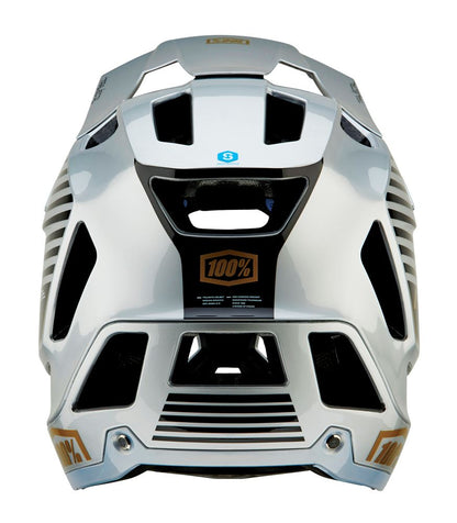 100% Trajecta Helmet - With Fidlock - Ranelagh Silver - 2022