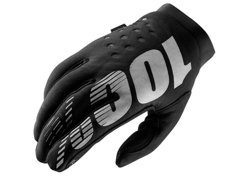 100% Brisker Cold Weather MTB Glove - Womens - Black-Gray - 2019 Black - Gray Small 