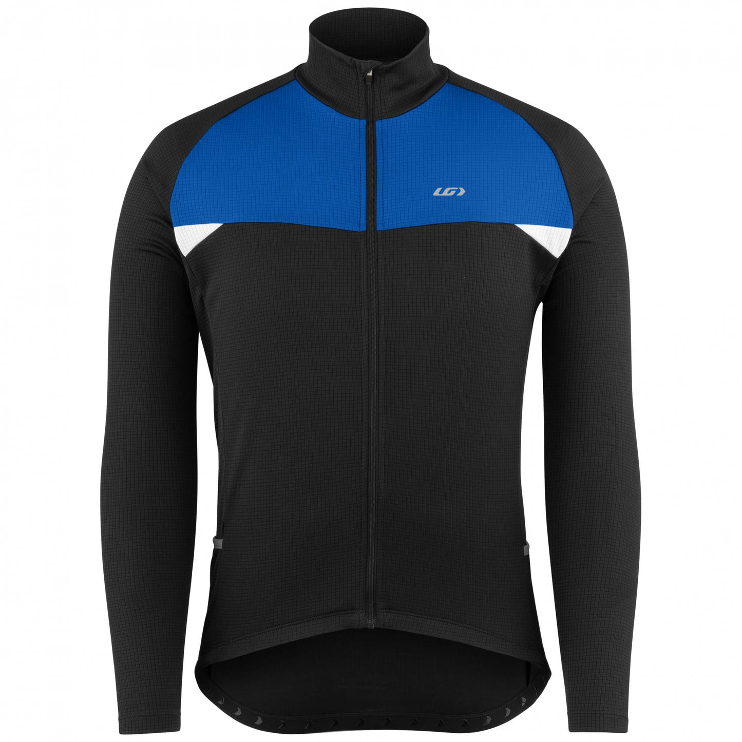 Louis Garneau Peloton Short Sleeve Road Jersey - Black-Royal