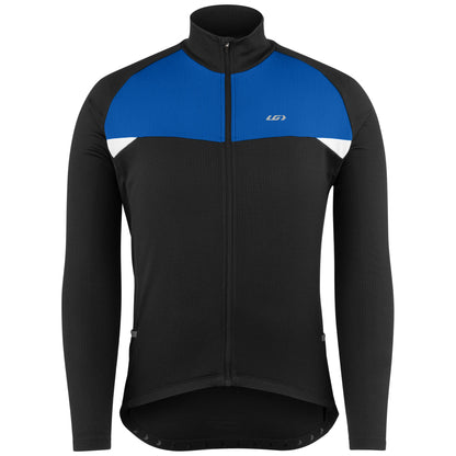 Louis Garneau Peloton Short Sleeve Road Jersey - Black-Royal