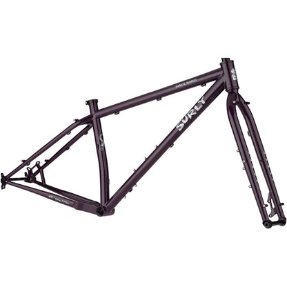 Surly Karate Monkey Frameset - Organic Eggplant - 2022 Organic Eggplant Medium 