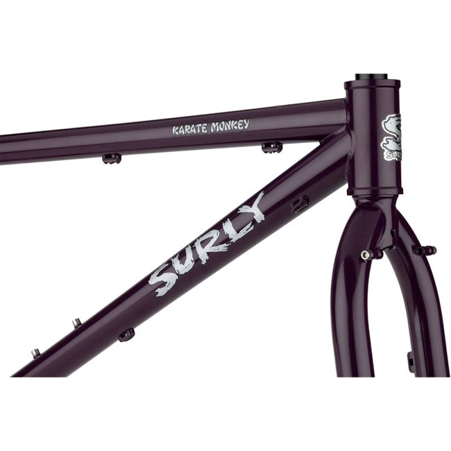 Surly Karate Monkey Frameset - Organic Eggplant