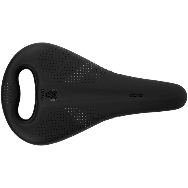 WTB Devo PickUp Medium Fusion Form Saddle - Titanium Rail - Black