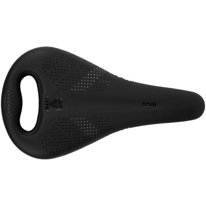 WTB Devo PickUp Medium Fusion Form Saddle - Titanium Rail - Black