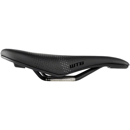 WTB Devo PickUp Medium Fusion Form Saddle - Titanium Rail - Black