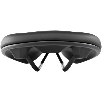 WTB Devo PickUp Medium Fusion Form Saddle - Titanium Rail - Black