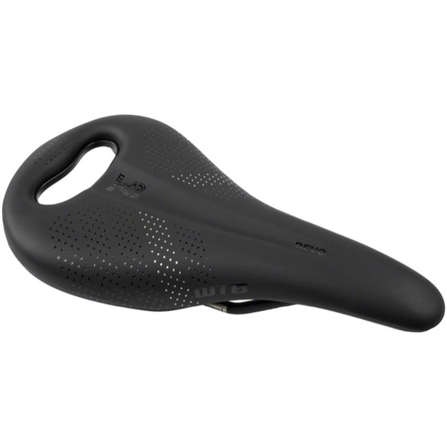 WTB Devo PickUp Medium Fusion Form Saddle - Titanium Rail - Black