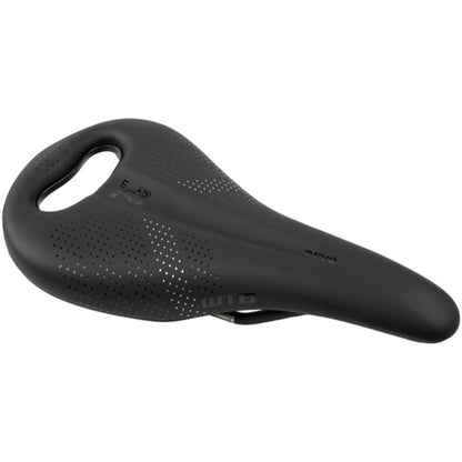 WTB Devo PickUp Medium Fusion Form Saddle - Titanium Rail - Black