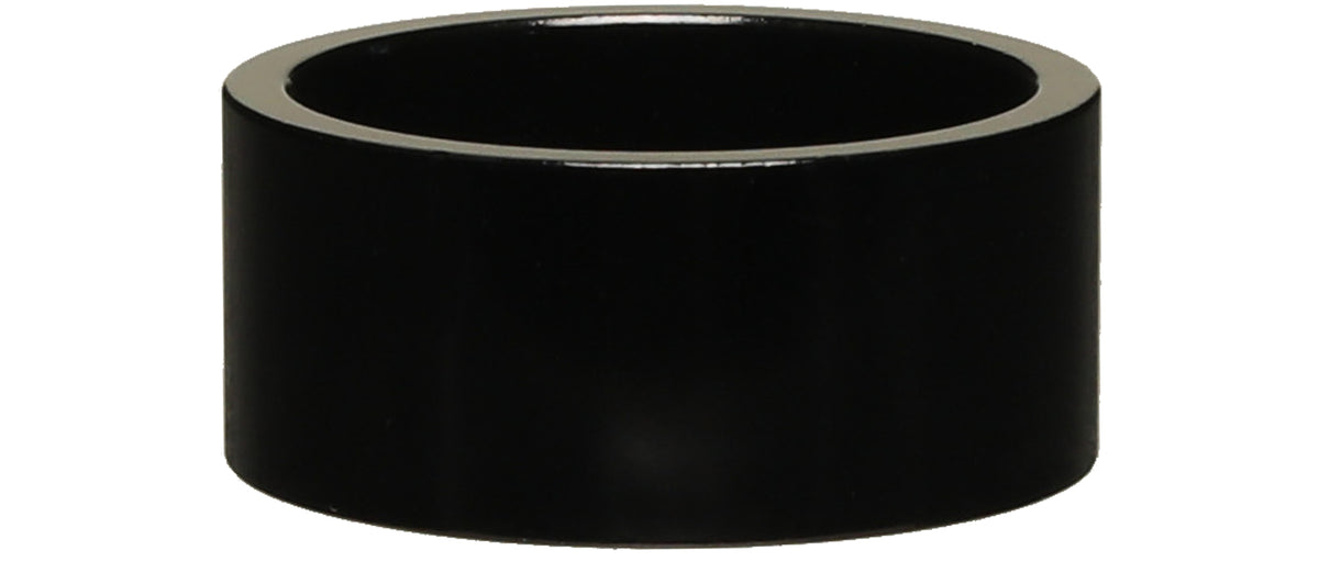 Wheels Manufacturing Aluminum Headset Spacer - 1.1/8" x 15mm - Black