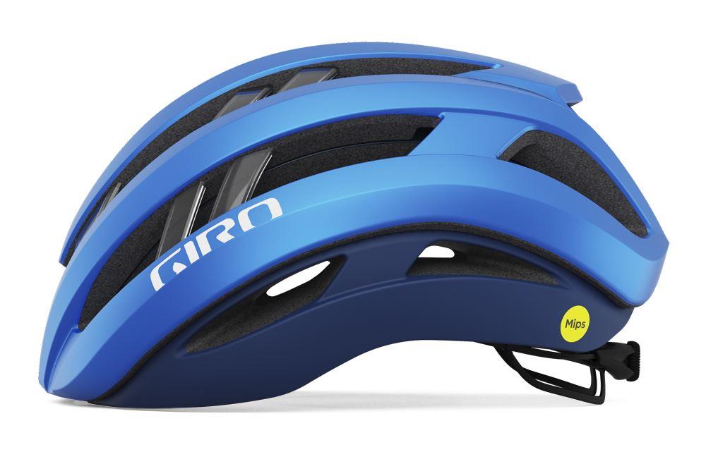 Giro Aries Spherical Road Helmet - Matt Ano Blue