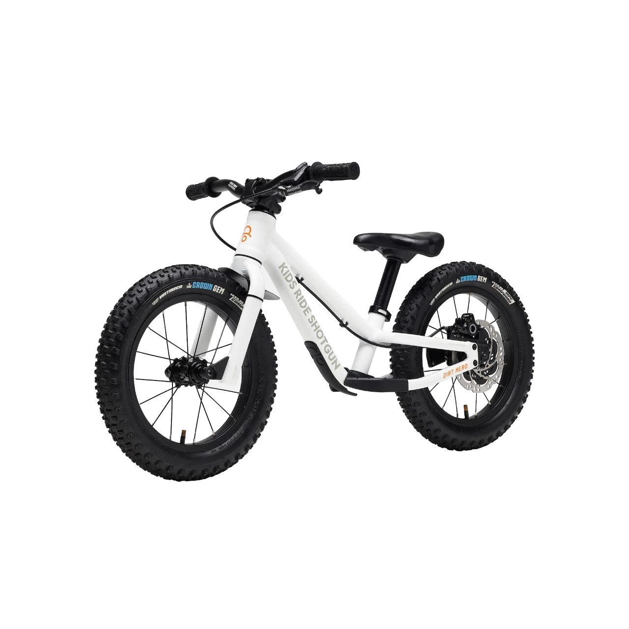 Shotgun Dirt Hero 12" Push Bike with Disc Brake - White