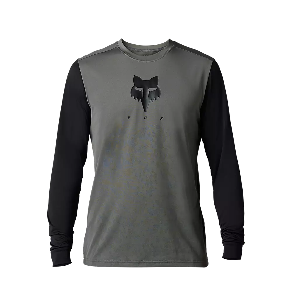 Fox Racing Ranger Tru Dri Long Sleeve MTB Jersey - Pewter - Prior Season