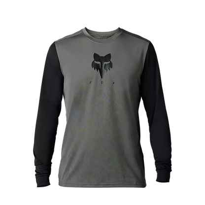Fox Racing Ranger Tru Dri Long Sleeve MTB Jersey - Pewter - Prior Season