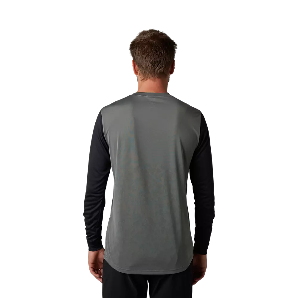 Fox Racing Ranger Tru Dri Long Sleeve MTB Jersey - Pewter - Prior Season
