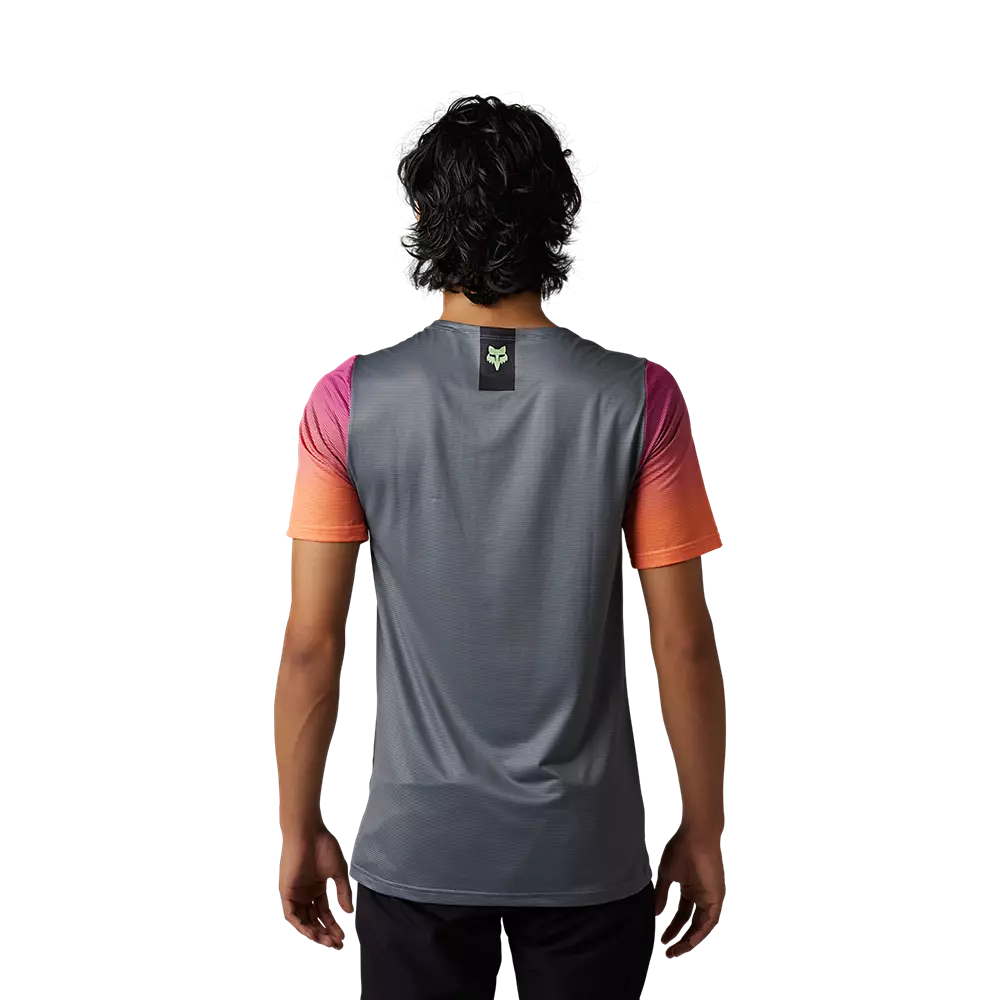 Fox Racing Flexair Short Sleeve MTB Jersey - Arcadia - Pewter