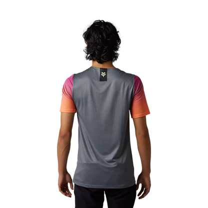 Fox Racing Flexair Short Sleeve MTB Jersey - Arcadia - Pewter