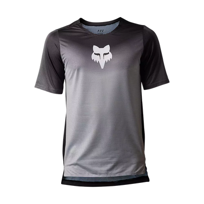 Fox Racing Flexair Short Sleeve MTB Jersey - Novah - Steel Gray