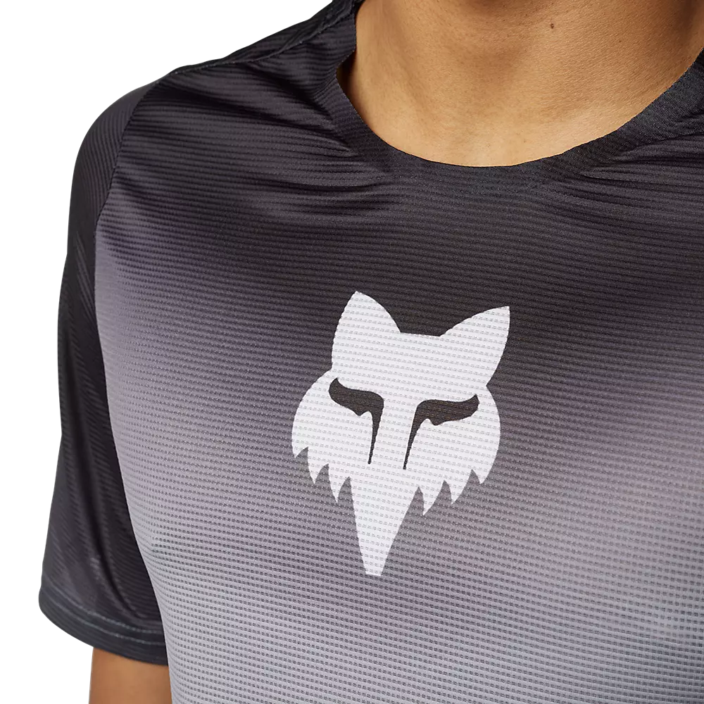 Fox Racing Flexair Short Sleeve MTB Jersey - Novah - Steel Gray