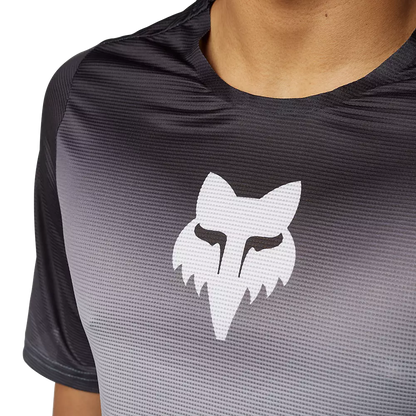 Fox Racing Flexair Short Sleeve MTB Jersey - Novah - Steel Gray