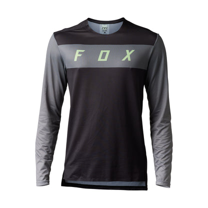 Fox Racing Flexair Long Sleeve MTB Jersey - Arcadia - Black