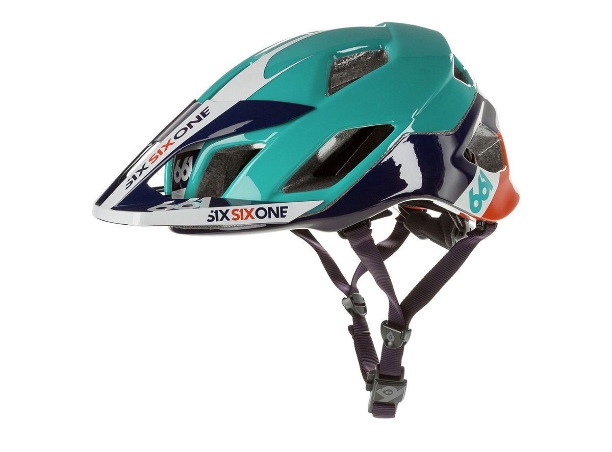 661 Evo AM MIPS MTB Helmet - Orange-Blue Orange - Blue X-Small/Small 