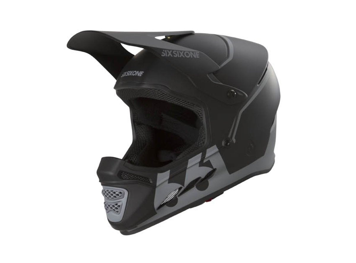661 Reset MTB Full Face Helmet - Midnight Black Midnight Black 2X-Small 