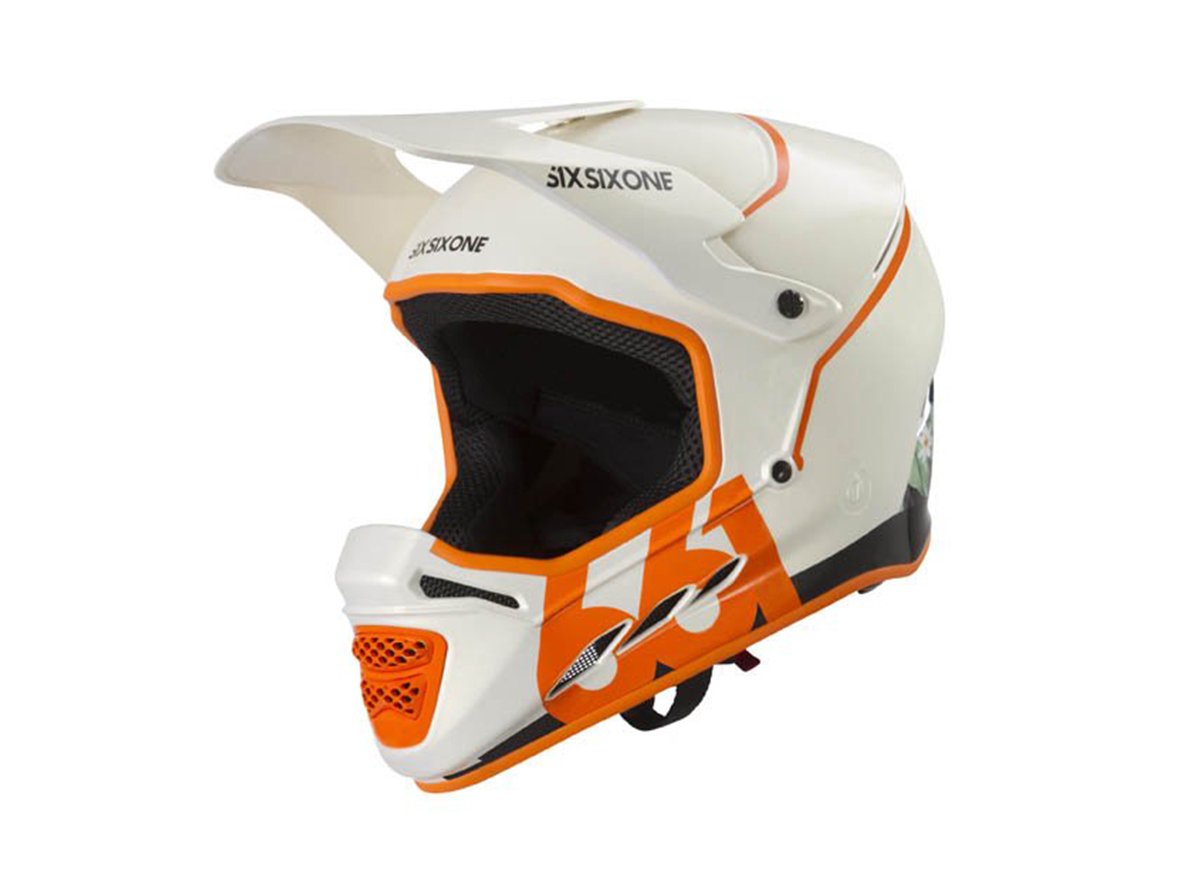 661 Reset MTB Full Face Helmet - Tropic Orange Tropic Orange 2X-Small 