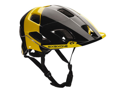 661 Evo AM TRES MTB Helmet - Black-Yellow - NLM Black - Yellow X-Small/Small 
