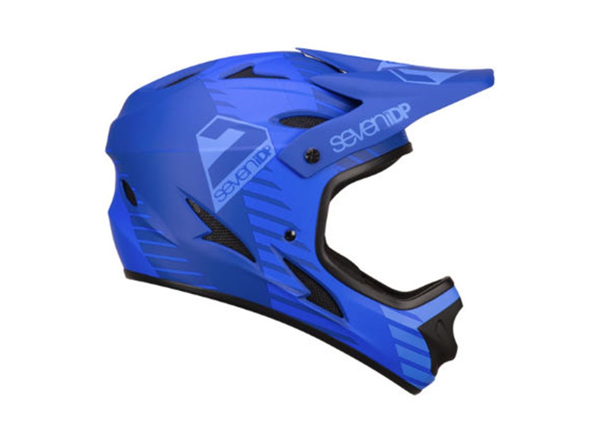 7 iDP M1 Tactic Full Face Helmet - Navy-Blue - 2019 Navy - Blue X-Small 