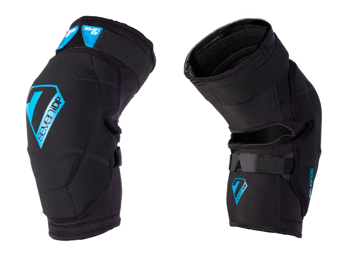 7 iDP Flex Knee Pads - Black Black Small 