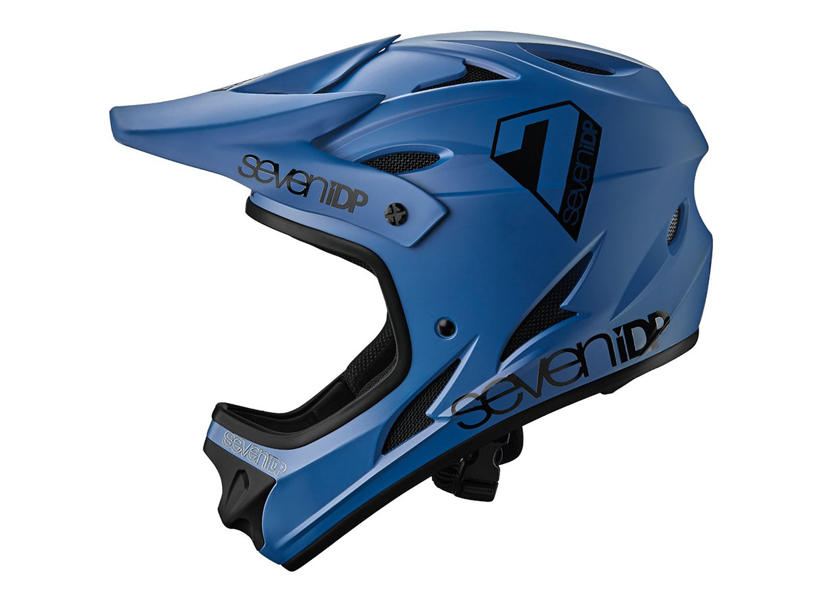 7 iDP M1 Full Face Helmet - Youth - Diesel Blue - 2022 Diesel Blue Medium 