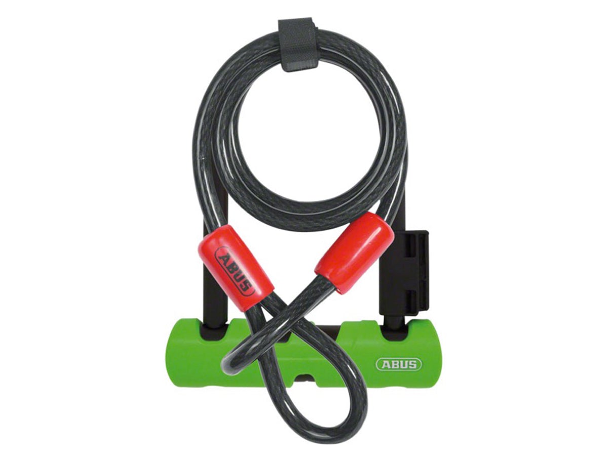 Abus 410 U-Lock Mini LS + Cobra - Black-Lime Black - Lime  
