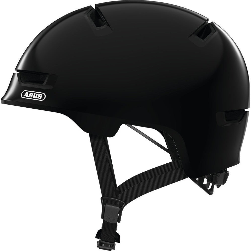 Abus Scraper Kid 3.0 Helmet - Shiny Black Shiny Black Small - 48-55cms 