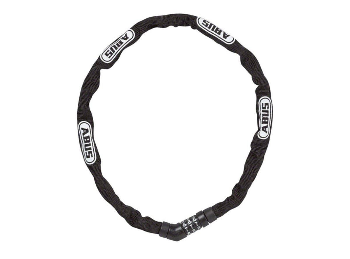 Abus Steel-O-Chain 4804C Combination Lock - Black Black 110cm - 4mm 