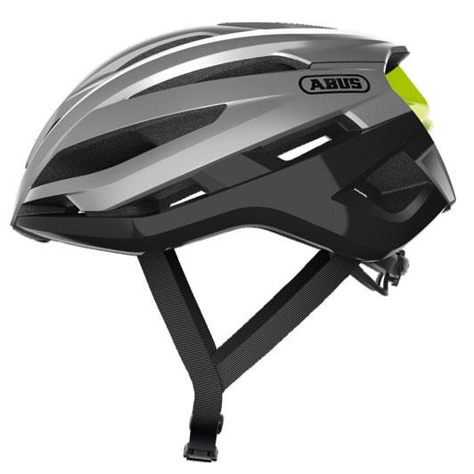 Abus StormChaser Helmet - Gleam Silver Gleam Silver Large - 58-62cms 