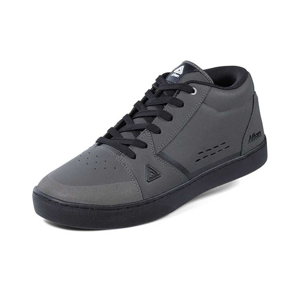 Afton Cooper Flat Pedal MTB Shoe - Gray-Black Gray - Black US 7 