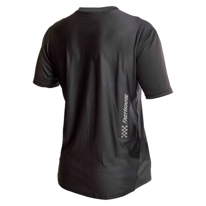 Fasthouse Alloy Mesa Short Sleeve MTB Jersey - Heather Charcoal-Black