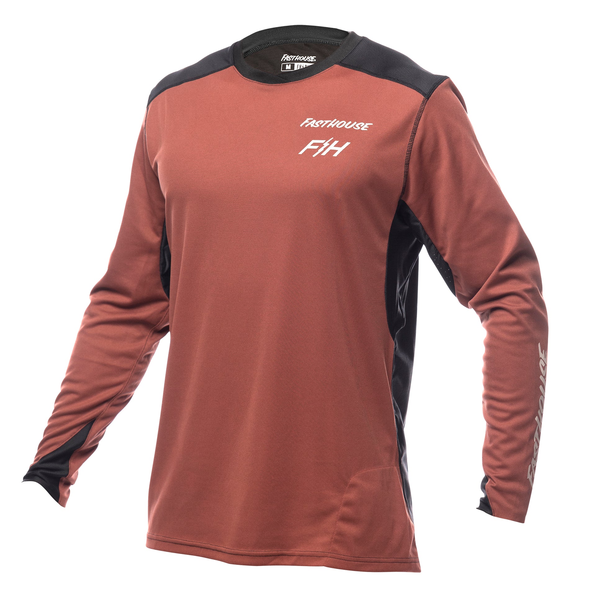 Fasthouse Alloy Rally Long Sleeve MTB Jersey - Clay-Black - 2022 Clay - Black Small 