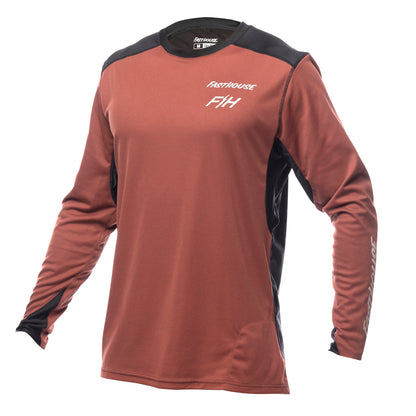 Fasthouse Alloy Rally Long Sleeve MTB Jersey - Clay-Black - 2022 Clay - Black Small 