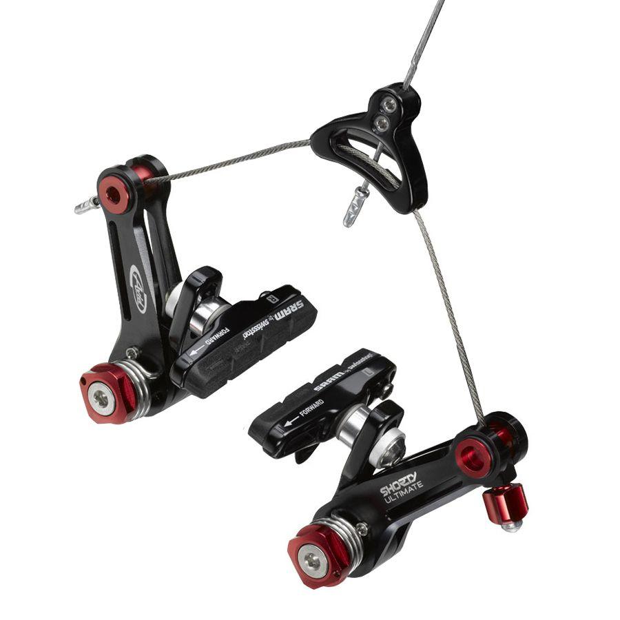 Avid Shorty Ultimate Cantilever Cyclocross Brake - Rear - Black Black  