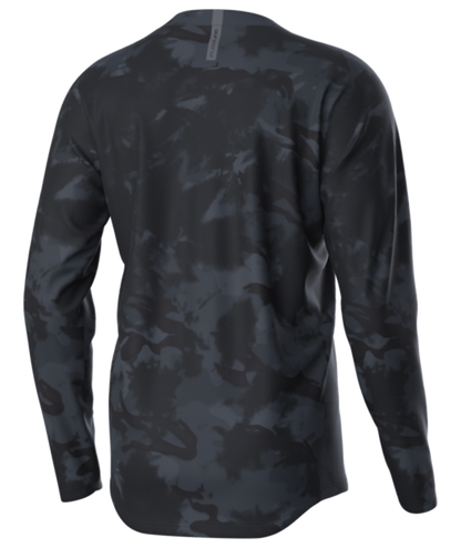 Troy Lee Designs Flowline Long Sleeve MTB Jersey - Revert - Covert Black