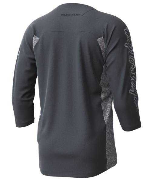 Troy Lee Designs Ruckus 3/4 Sleeve MTB Jersey - Bars - Gray-Gray Heather