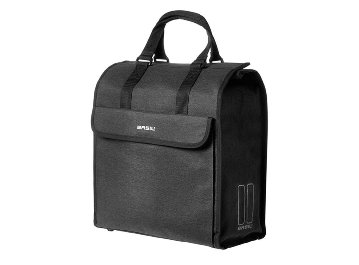 Basil Mira Shopper Pannier Bag - Black Black  