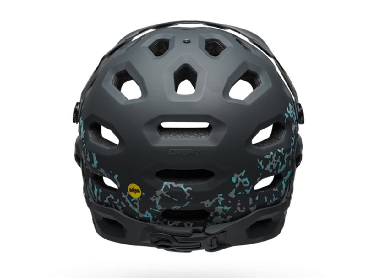 Bell Super 3R MIPS Full Face Helmet - Joy Ride - Lead Stone