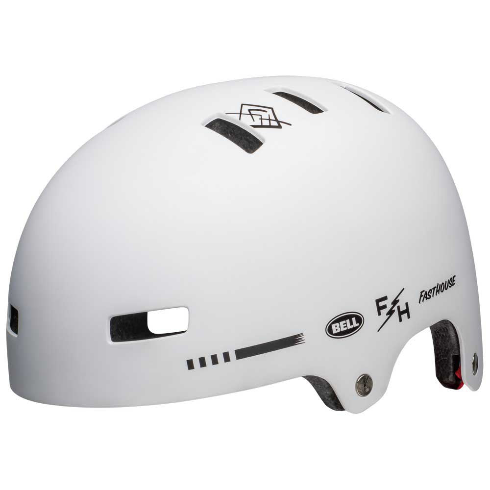 Bell Local BMX Helmet - Fasthouse Matt White Fasthouse Matt White Small 